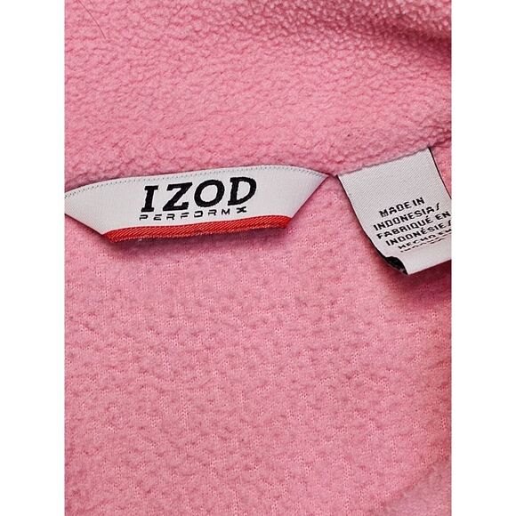 Izod women's performx pink fleece size Medium - Picture 3 of 5